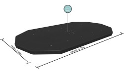 Pokrywa basenowa PowerSteel 427 x 250 cm BESTWAY