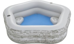 Basen 213x206x53cm z siedzeniami BESTWAY