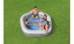Basen 213x206x53cm z siedzeniami BESTWAY
