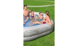 Basen 213x206x53cm z siedzeniami BESTWAY