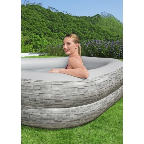 Basen 213x206x53cm z siedzeniami BESTWAY
