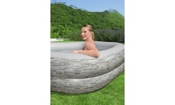 Basen 213x206x53cm z siedzeniami BESTWAY