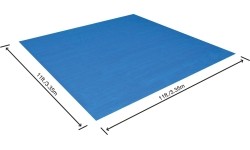 Mata pod basen ogrodowy 305cm/10FT BESTWAY 335x335cm