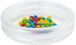 Niebieski basen 91x20cm + piłki BESTWAY