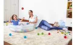 Niebieski basen 91x20cm + piłki BESTWAY