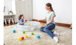 Niebieski basen 91x20cm + piłki BESTWAY