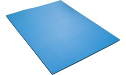 Dwuwarstwowa mata Yate Fitness Maxi, 12 mm, 95x70x1,2 cm, czarno-niebieska