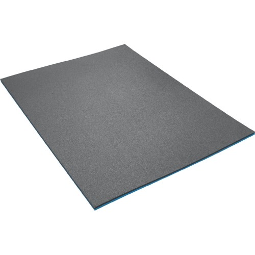 Dwuwarstwowa mata Yate Fitness Maxi, 12 mm, 95x70x1,2 cm, czarno-niebieska