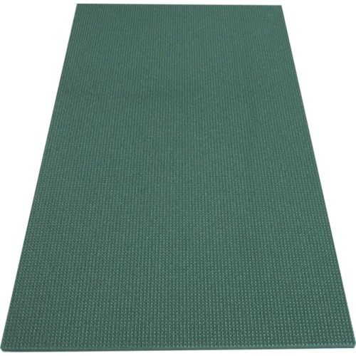 Mata do aerobiku Yate, 12 mm – ciemnozielona