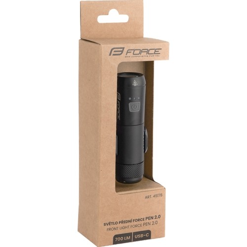 Lampka przednia FORCE Pen 2.0 // 700 LM, USB-C