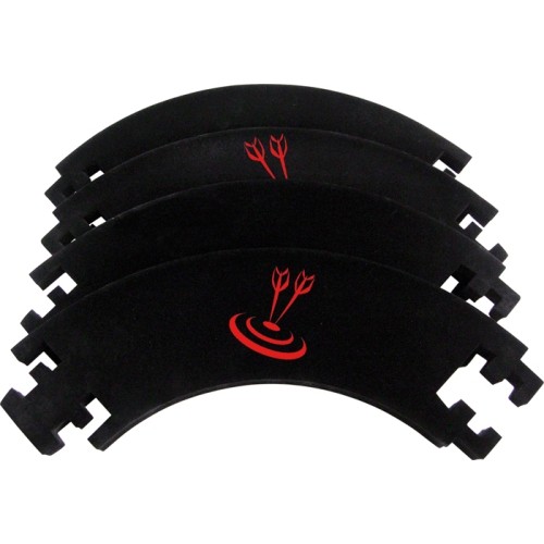 Rama Otoczka ochronna do tarczy do rzutek - czarna, 4-cz.