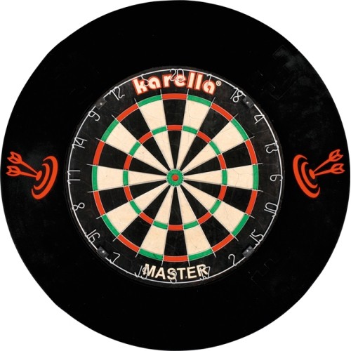 Rama Otoczka ochronna do tarczy do rzutek - czarna, 4-cz.