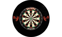 Rama Otoczka ochronna do tarczy do rzutek - czarna, 4-cz.