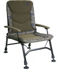 Składane krzesło turystyczne wędkarskie kempingowe Zfish Hurricane Camo, 55x62 cm