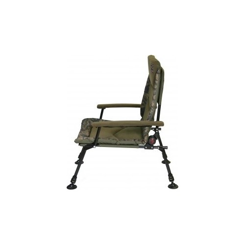 Składane krzesło turystyczne wędkarskie kempingowe Zfish Hurricane Camo, 55x62 cm