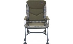 Składane krzesło turystyczne wędkarskie kempingowe Zfish Hurricane Camo, 55x62 cm