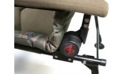 Składane krzesło turystyczne wędkarskie kempingowe Zfish Hurricane Camo, 55x62 cm