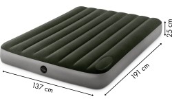 Duży materac dmuchany łóżko do spania z pompką INTEX 64762