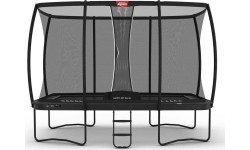 Trampolina z siatką BERG Ultim Champion Regular 500 Grey + siatka zabezpieczająca DLX XL