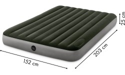 Duży materac dmuchany z pompką łóżko 2 osobowe INTEX 64763