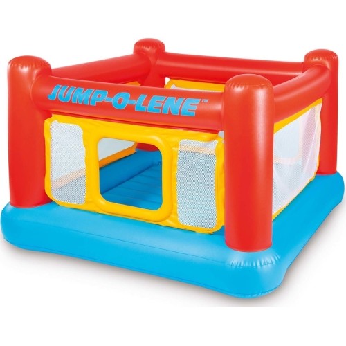 Trampolina dmuchana Zamek 174 x 174 x 122 cm INTEX
