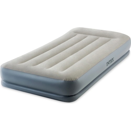 Materac dmuchany 191x99 cm z pompką jednoosobowy Intex 64116ND