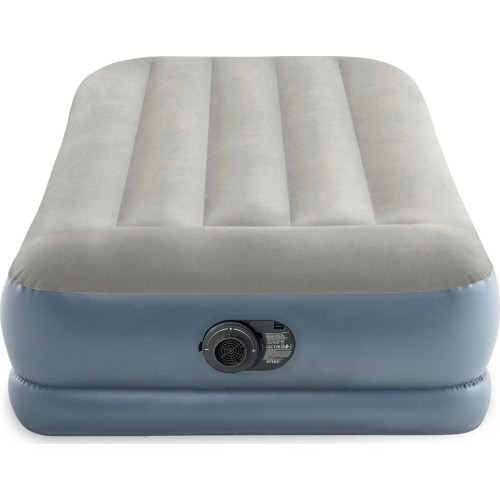 Materac dmuchany 191x99 cm z pompką jednoosobowy Intex 64116ND