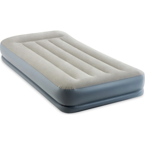 Materac dmuchany 191x99 cm z pompką jednoosobowy Intex 64116ND