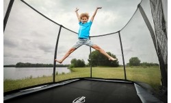 BERG Ultim Champion FlatGround 500 Grey + siatka zabezpieczająca DLX XL