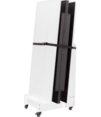 Pojemnik do transportu okładek, biały błyszczący