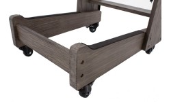 Pojemnik do transportu pokryw, bejcowany na szaro