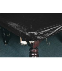 Pokrowiec na stół bilardowy, 10 ft, czarny, PVC, 3,2 m x 1,8 m