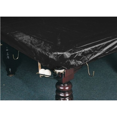 Pokrowiec na stół bilardowy, 10 ft, czarny, PVC, 3,2 m x 1,8 m