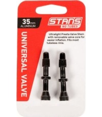 Zawory do opon bezdętkowych Stan's NoTubes 35 mm (czarne)