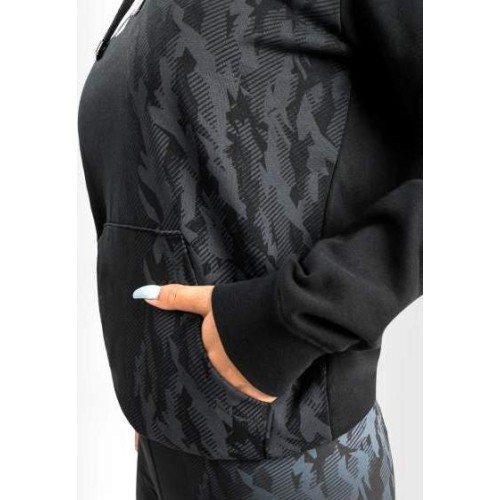 Damska bluza z kapturem UFC Venum Authentic Fight Week - czarna