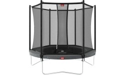 Trampolina BERG Favorit Regular 200 szara + siatka ochronna Comfort
