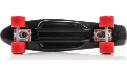 Plastikowa deskorolka - Red/silver/black/turquise