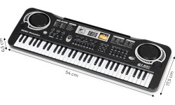 Keyboard pianino dla dzieci z mikrofonem + zasilacz