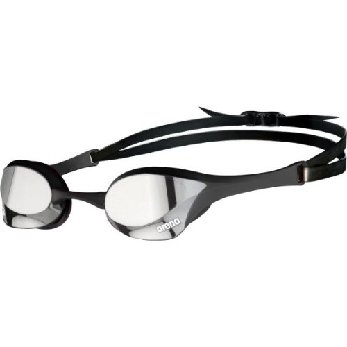 Okulary pływackie Arena Cobra UltraSwipe Mirror, czarno-srebrne