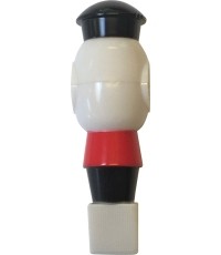 Zapasowy piłkarzyk Buffalo, czerwony, 16 mm