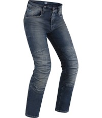 Jeansy męskie moto PMJ Vegas MID - Blue