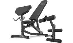 Zestaw MS39_2.0 | Dwustronnie regulowana ławka treningowa + modlitewnik + prasa - Marbo Sport