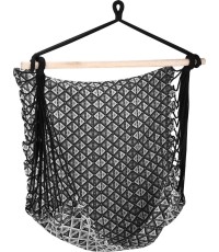 Hamak/siedzisko czarny biały Spokey BENCH