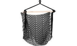 Hamak/siedzisko czarny biały Spokey BENCH