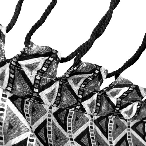 Hamak/siedzisko czarny biały Spokey BENCH