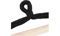 Hamak/siedzisko czarny biały Spokey BENCH