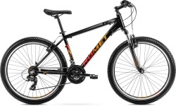 Dviratis Romet Rambler R6.0 2024 czarno-pomarańczowo-czerwony
