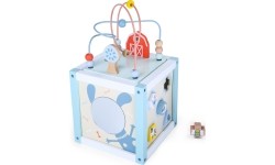 Drewniana kostka edukacyjna sorter +klocki Eco Toys