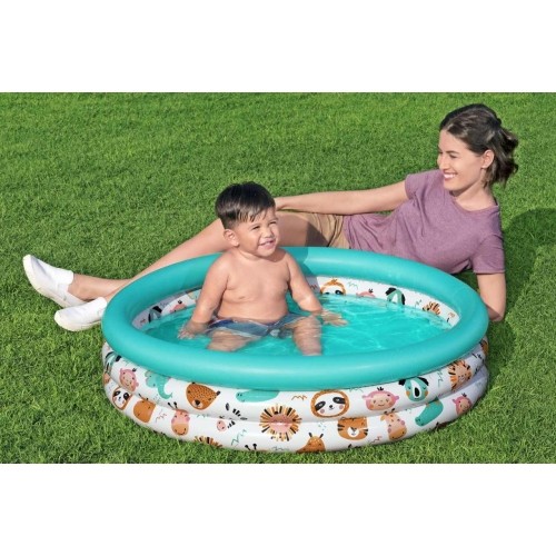 Basen dmuchany Bestway Fish, 102x25 cm