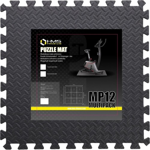 MP12 MULTIPACK MATA PUZZLE DO SPRZĘTU GIMNASTYCZNEGO (9SZT)HMS PREMIUM